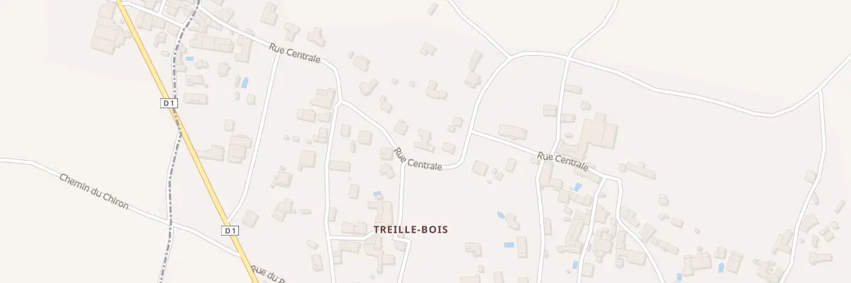 Plan du 44 Rue Centrale à La Foye-Monjault