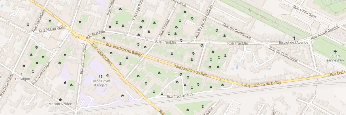 Plan du 47 Rue Joachim du Bellay à Angers