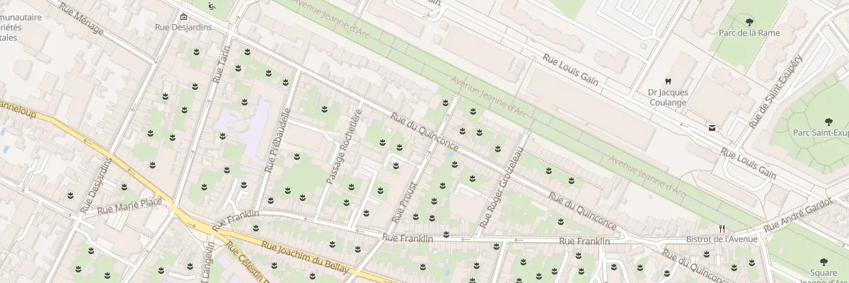 Plan du 58 Rue du Quinconce à Angers