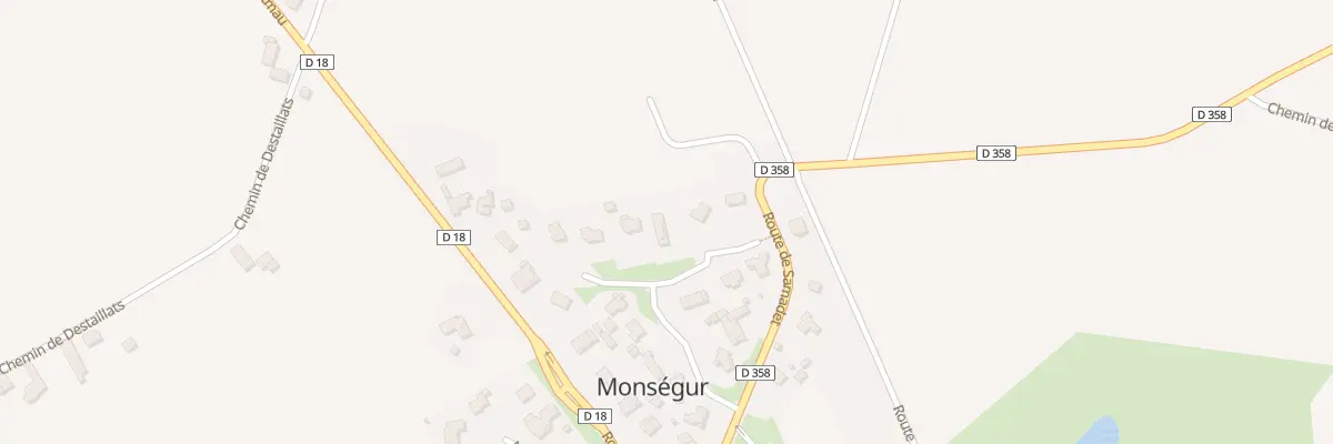 Plan du 159 All du Prince à Monségur