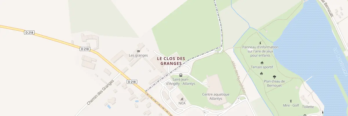 Plan du 55B Che des Portes à Ternant