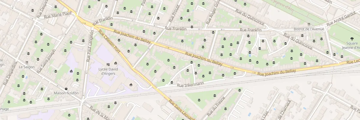 Plan du 44B Rue Joachim du Bellay à Angers