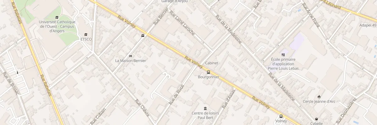 Plan du 48B Rue Volney à Angers