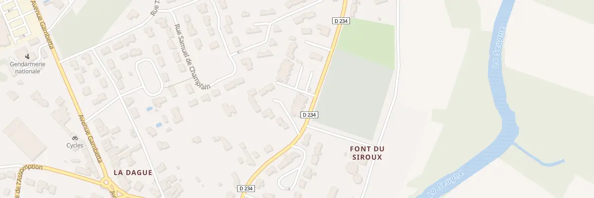Plan du 19 Rte de Colombiers à Pons