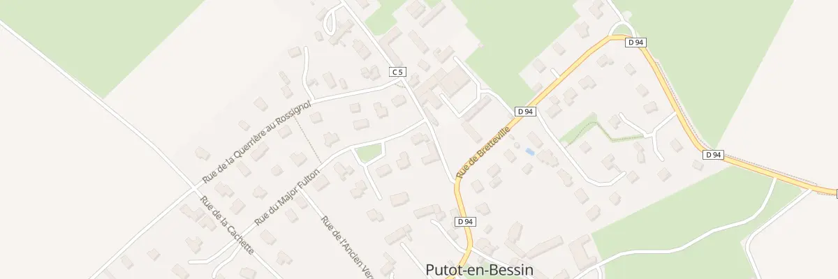 Plan du 1B Rue du Major Fulton à Thue et Mue