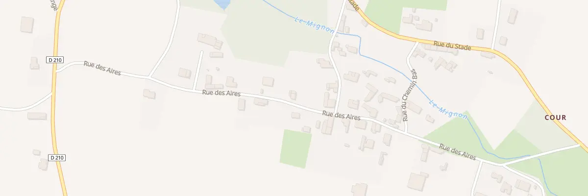 Plan du 19 Rue des Aires à Dœuil-sur-le-Mignon