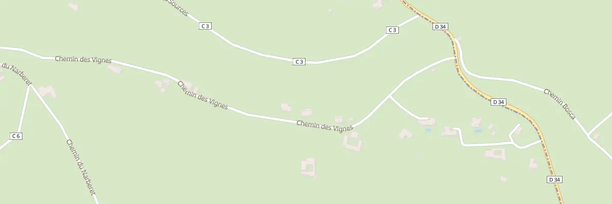Plan du 5516 Chem des Vignes à Cuqueron