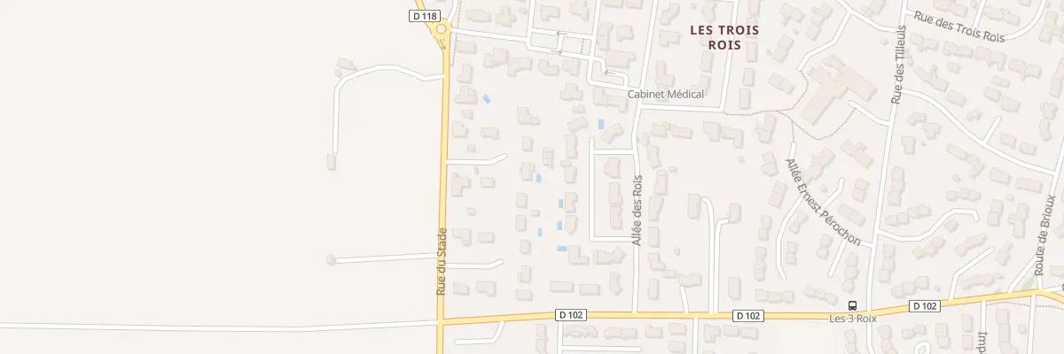 Plan du 157 Rue du Stade à Frontenay-Rohan-Rohan