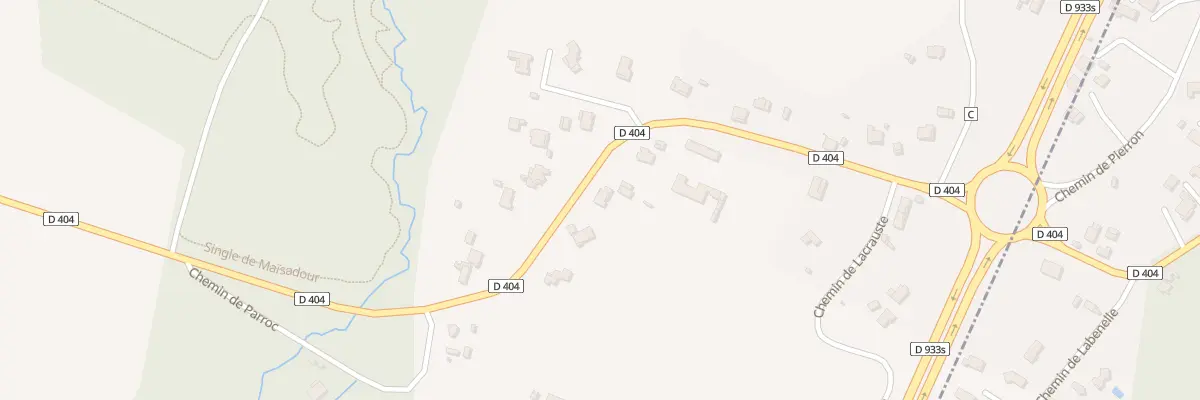 Plan du 740 Rte de Benquet à Haut-Mauco