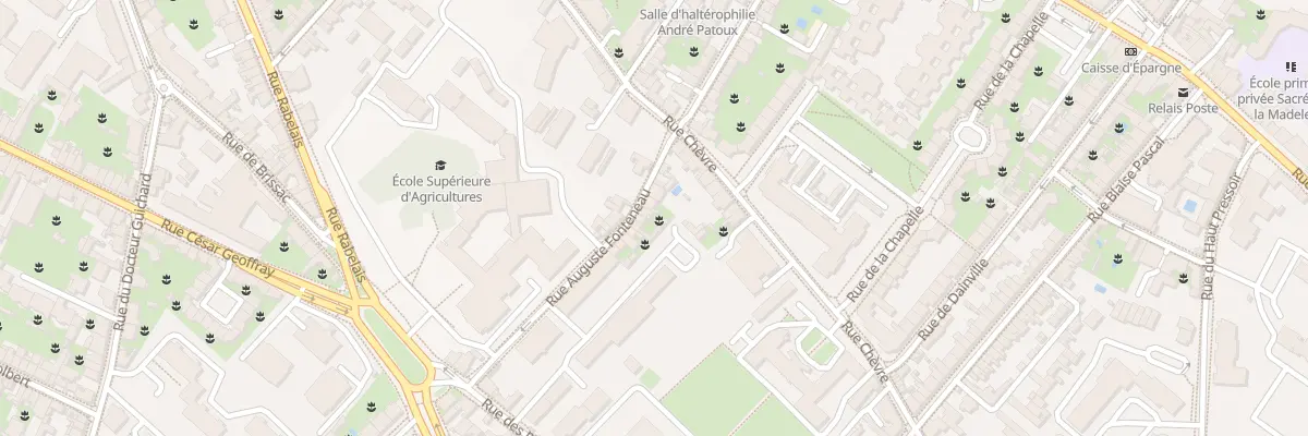 Plan du 9 Rue Auguste Fonteneau à Angers