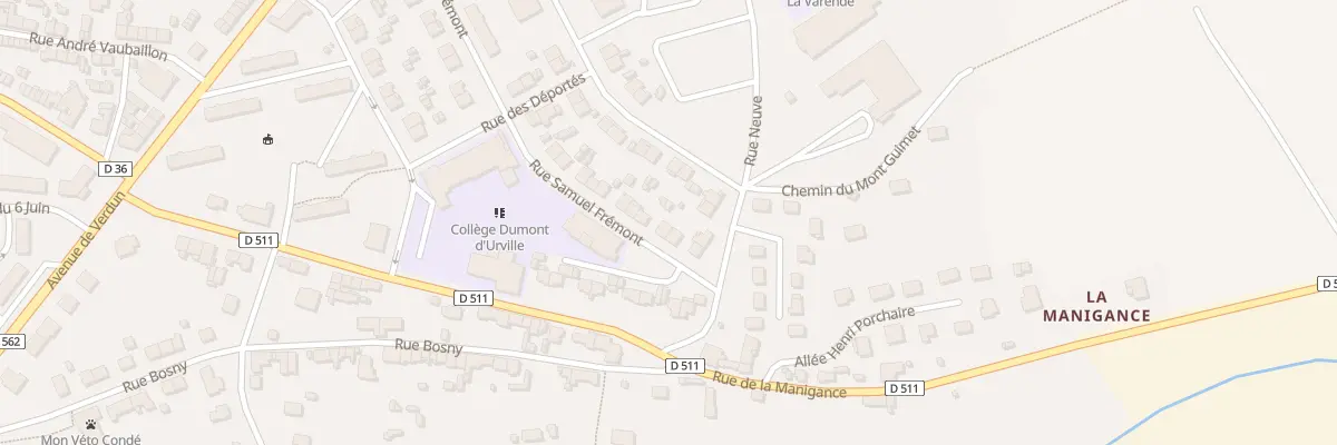 Plan du 6 Rue Samuel Fremont - Conde à Condé-en-Normandie