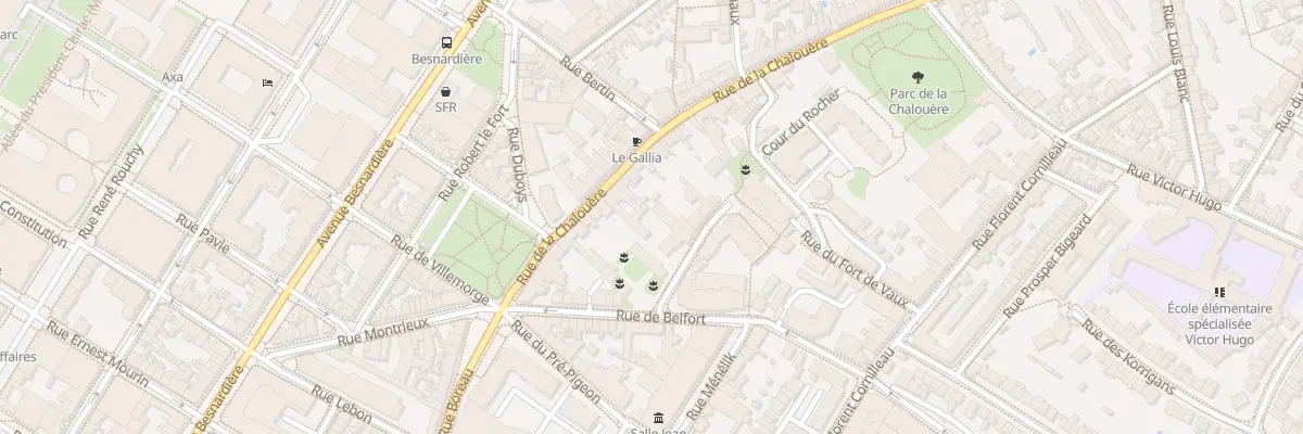 Plan du 20 Rue de la Chalouère à Angers