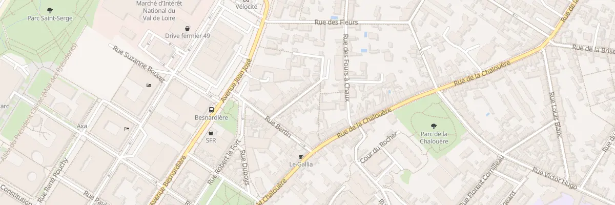 Plan du 10B Rue du Relais de la Poste à Angers