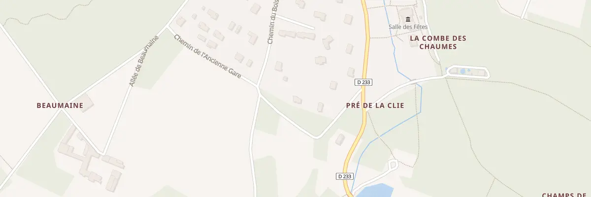 Plan du 11 Che de l’Ancienne Gare à La Chapelle-des-Pots