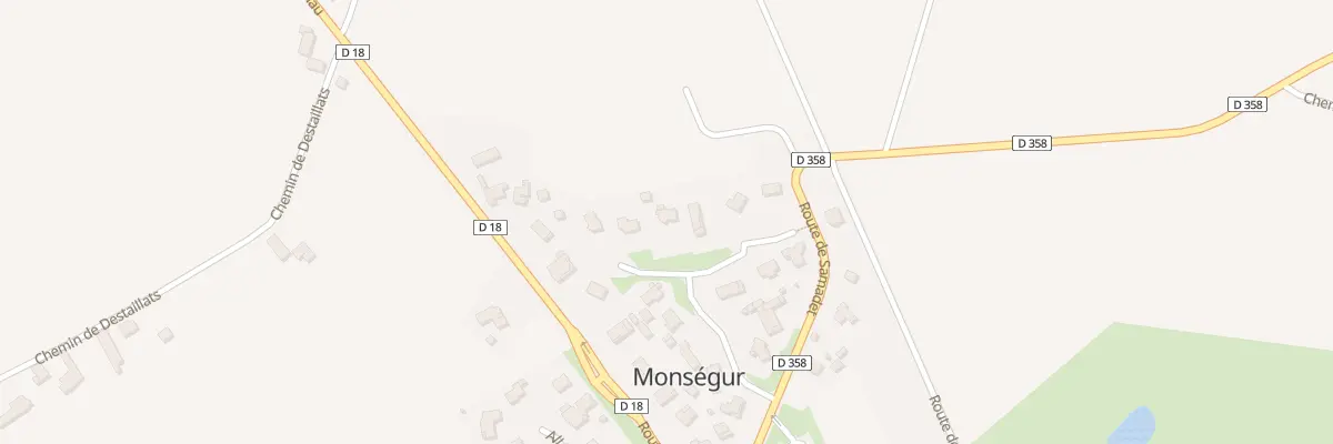Plan du 142 All du Prince à Monségur