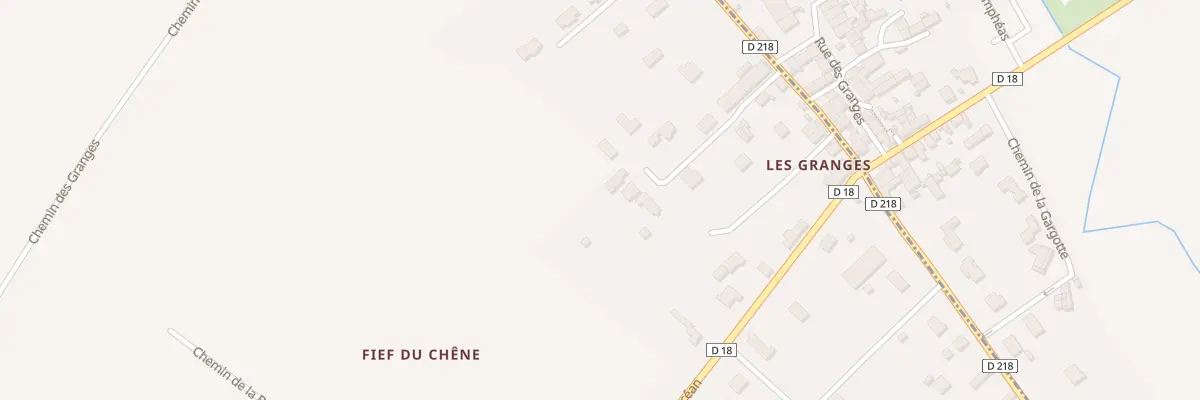 Plan du 87H Rue du Fief du Chêne à Ternant