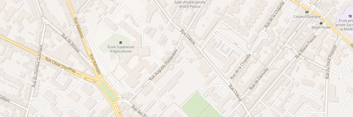Plan du 11 Rue Auguste Fonteneau à Angers