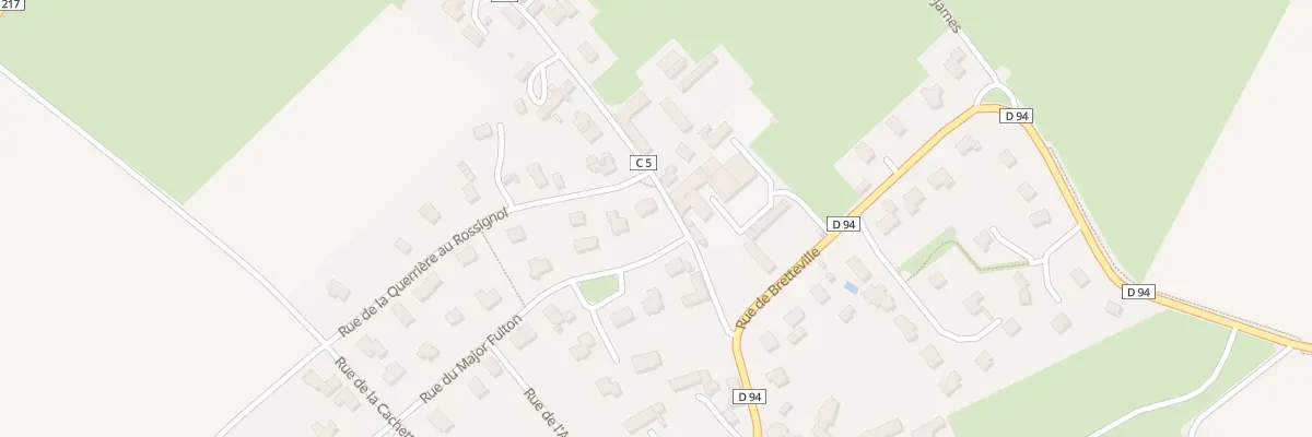 Plan du 1 Rue de la Querriere au Rossign à Thue et Mue