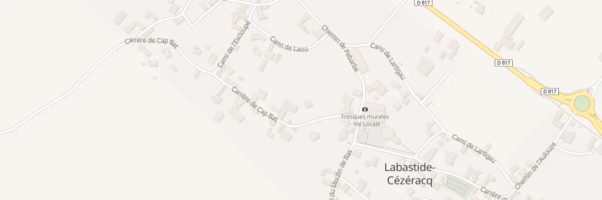 Plan du 4 Carrere de Cap Bat à Labastide-Cézéracq