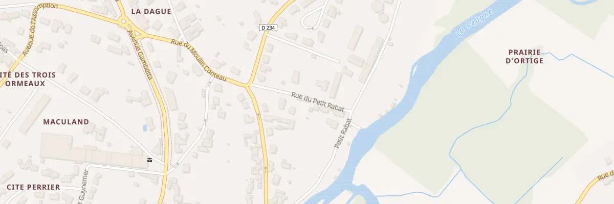 Plan du 52T Rue du Moulin Conteau à Pons