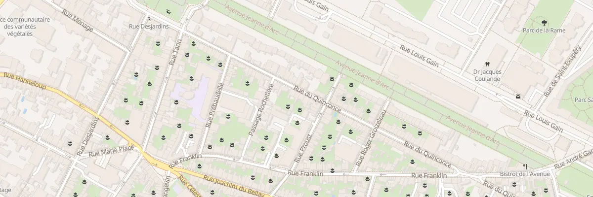 Plan du 52 Rue du Quinconce à Angers