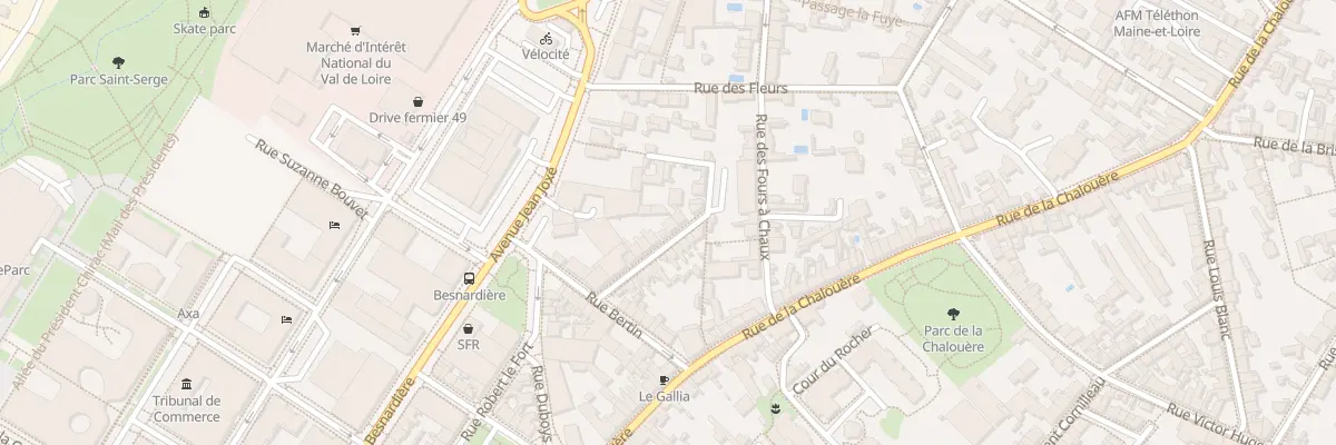 Plan du 9 Rue du Relais de la Poste à Angers