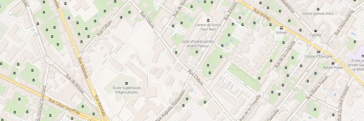 Plan du 61 Rue Chèvre à Angers