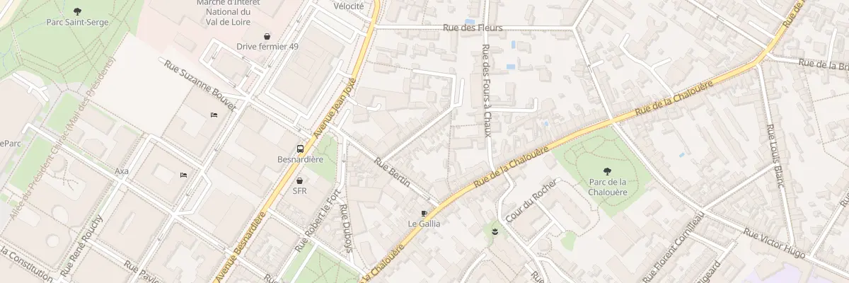 Plan du 10 Rue du Relais de la Poste à Angers