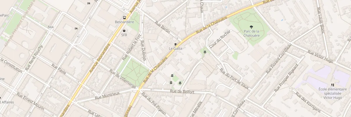 Plan du 22 Rue de la Chalouère à Angers