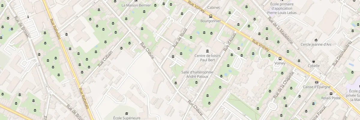 Plan du 45 Rue Chèvre à Angers