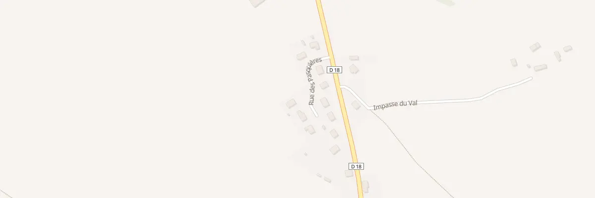 Plan du 6 Rue des Pasquières à Messei