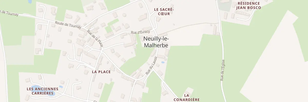 Plan du 13 Rue du Lavoir à Vacognes-Neuilly