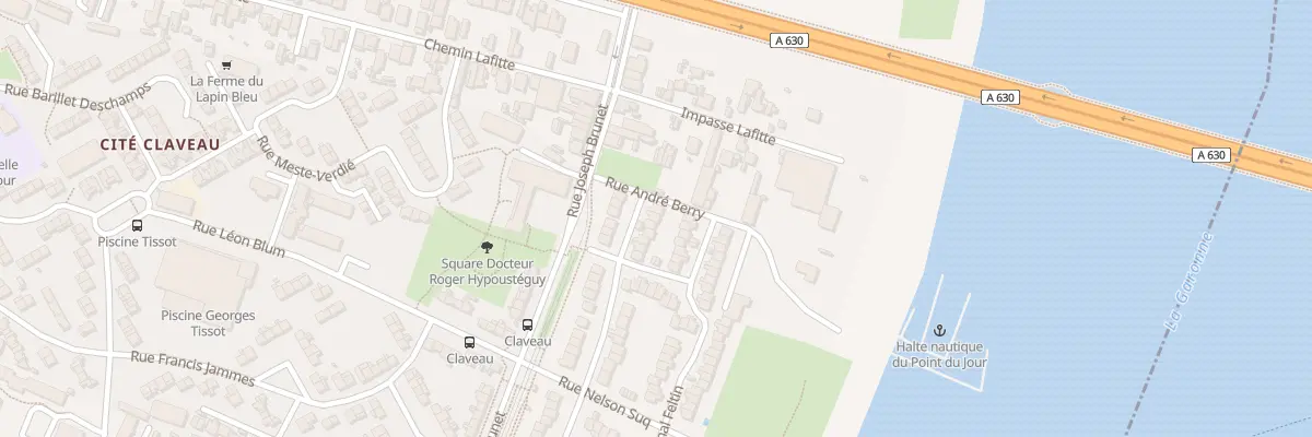 Plan du 50 Rue André Seguin à Bordeaux