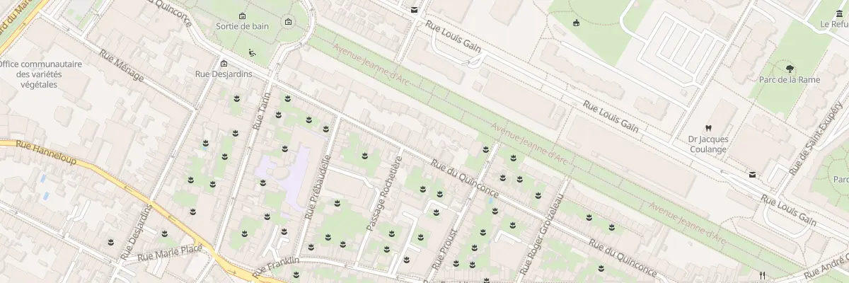 Plan du 31 Rue du Quinconce à Angers