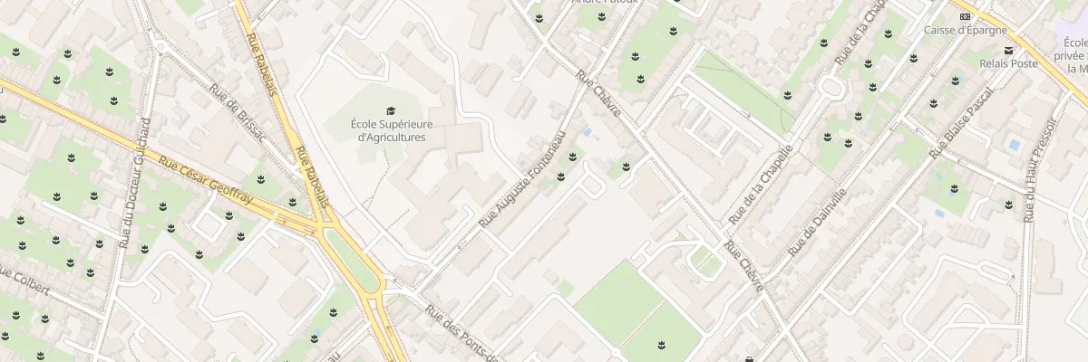 Plan du 19 Rue Auguste Fonteneau à Angers