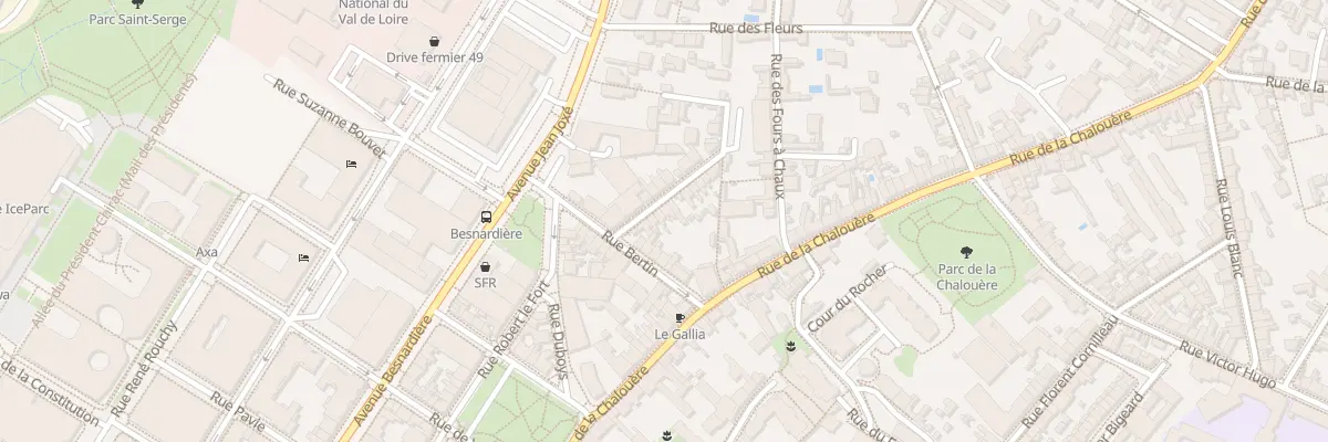 Plan du 6 Rue du Relais de la Poste à Angers