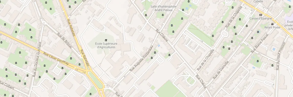 Plan du 14 Rue Auguste Fonteneau à Angers