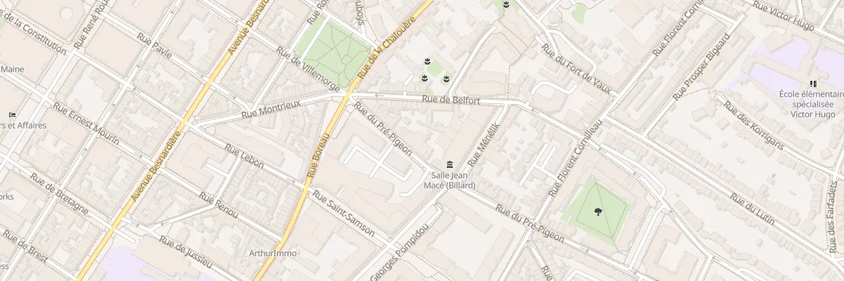 Plan du 15 Rue du Pré-Pigeon à Angers