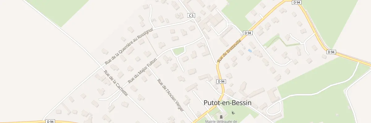 Plan du 3 Rue du Major Fulton à Thue et Mue