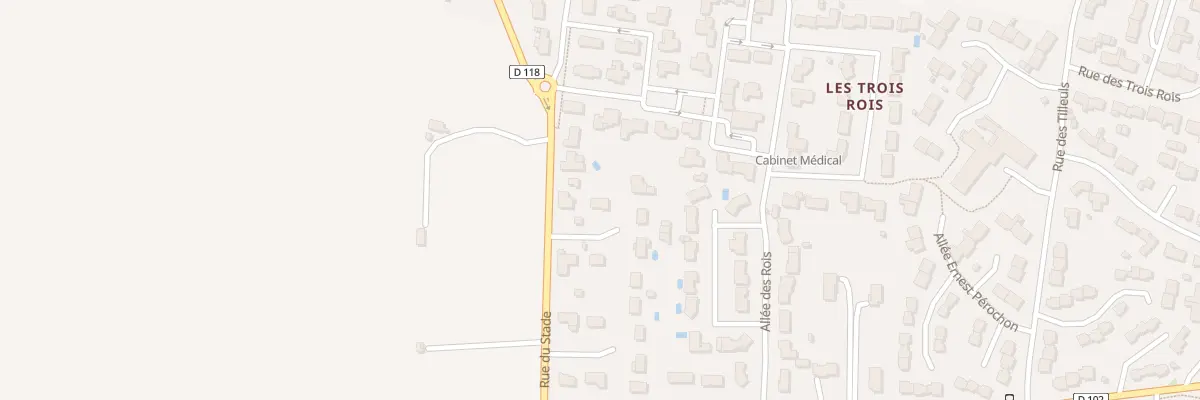 Plan du 151 Rue du Stade à Frontenay-Rohan-Rohan