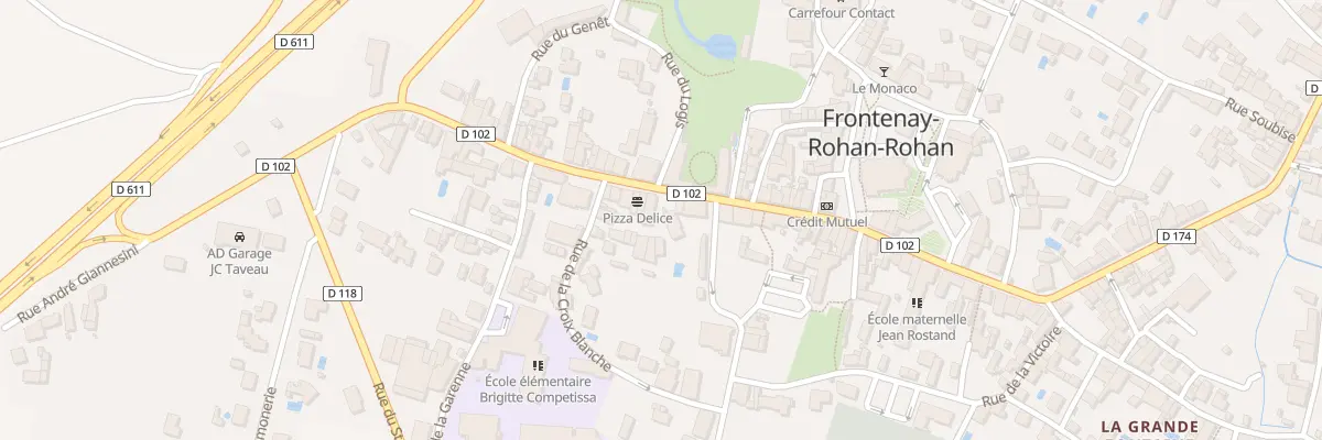 Plan du 61A Rue André Giannesini à Frontenay-Rohan-Rohan
