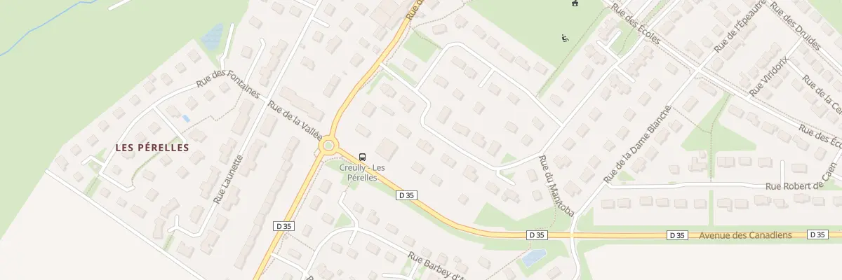 Plan du 32 Rue du Major Fulton à Creully sur Seulles