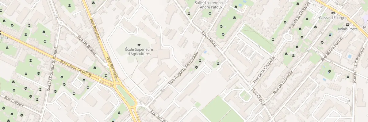 Plan du 20 Rue Auguste Fonteneau à Angers