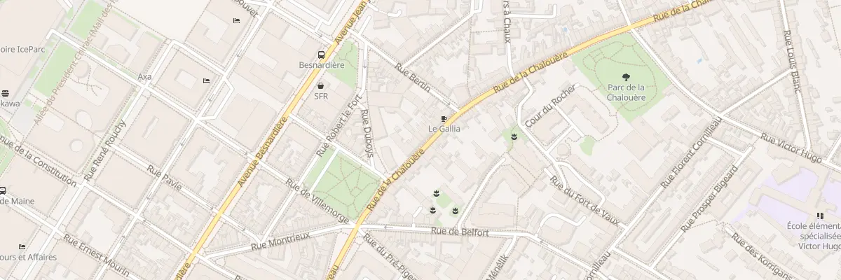 Plan du 11 Rue de la Chalouère à Angers