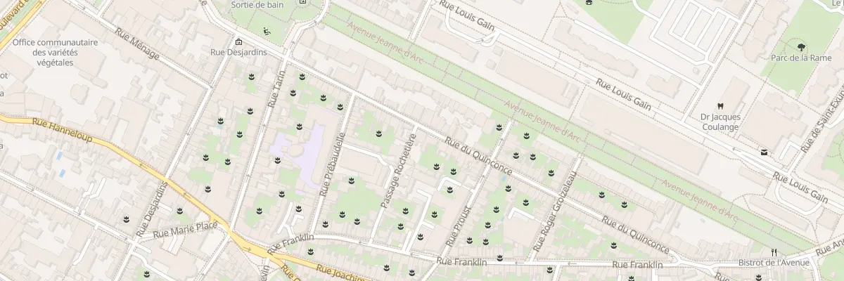 Plan du 48 Rue du Quinconce à Angers