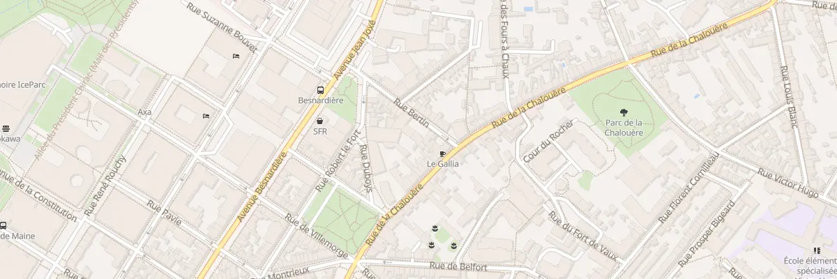 Plan du 16 Rue Bertin à Angers