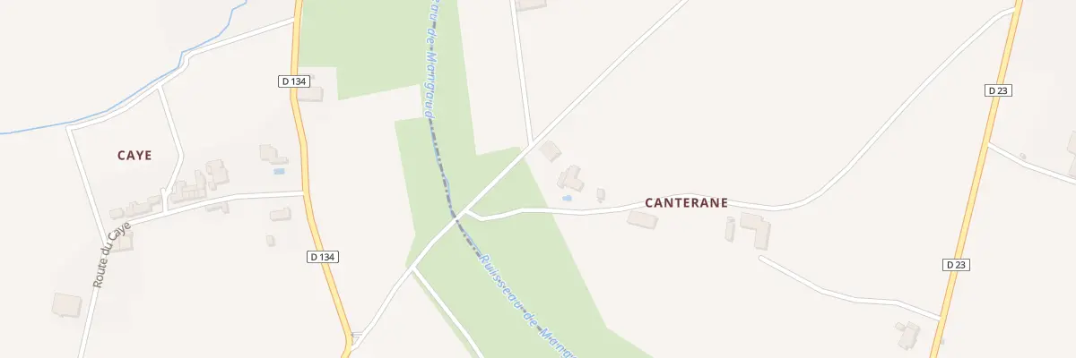 Plan du 193 Canterane à Lansac