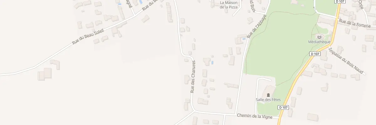 Plan du 44 Rue des Chanvres à Villiers-en-Plaine