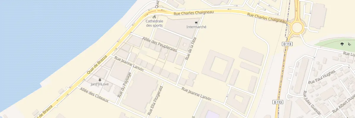 Plan du 8 Rue de la Fête à Bordeaux