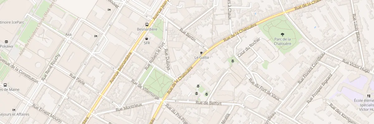 Plan du 9 Rue de la Chalouère à Angers